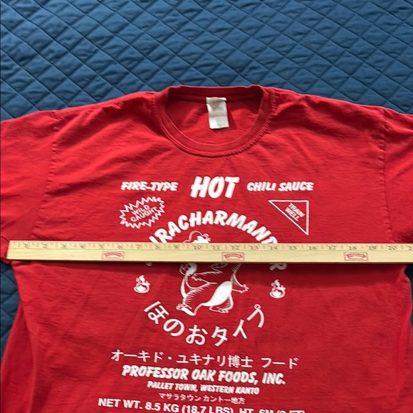 Red Sriracharmander Graphic T-Shirt - Picture 3 of 6